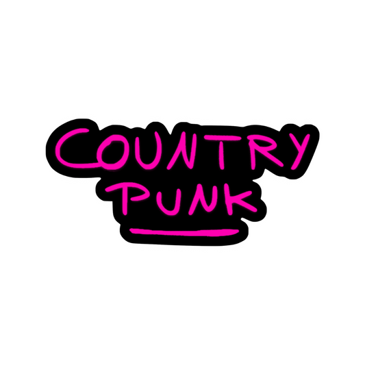 Country Punk Sticker